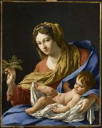Simon Vouet Hesselin Virgin and Child oil on canvas
